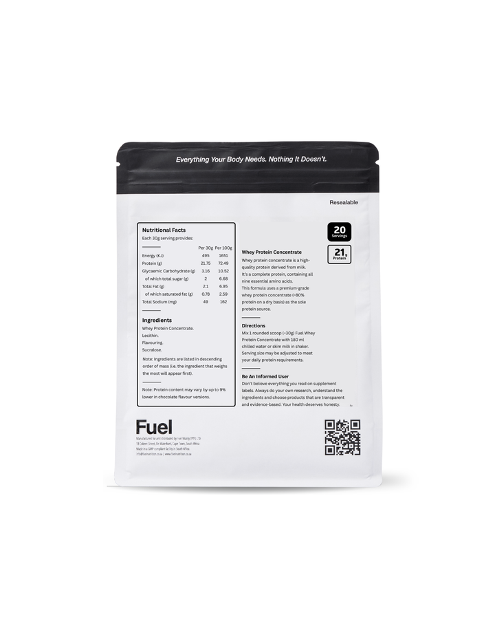 Whey Protein Concentrate 600g