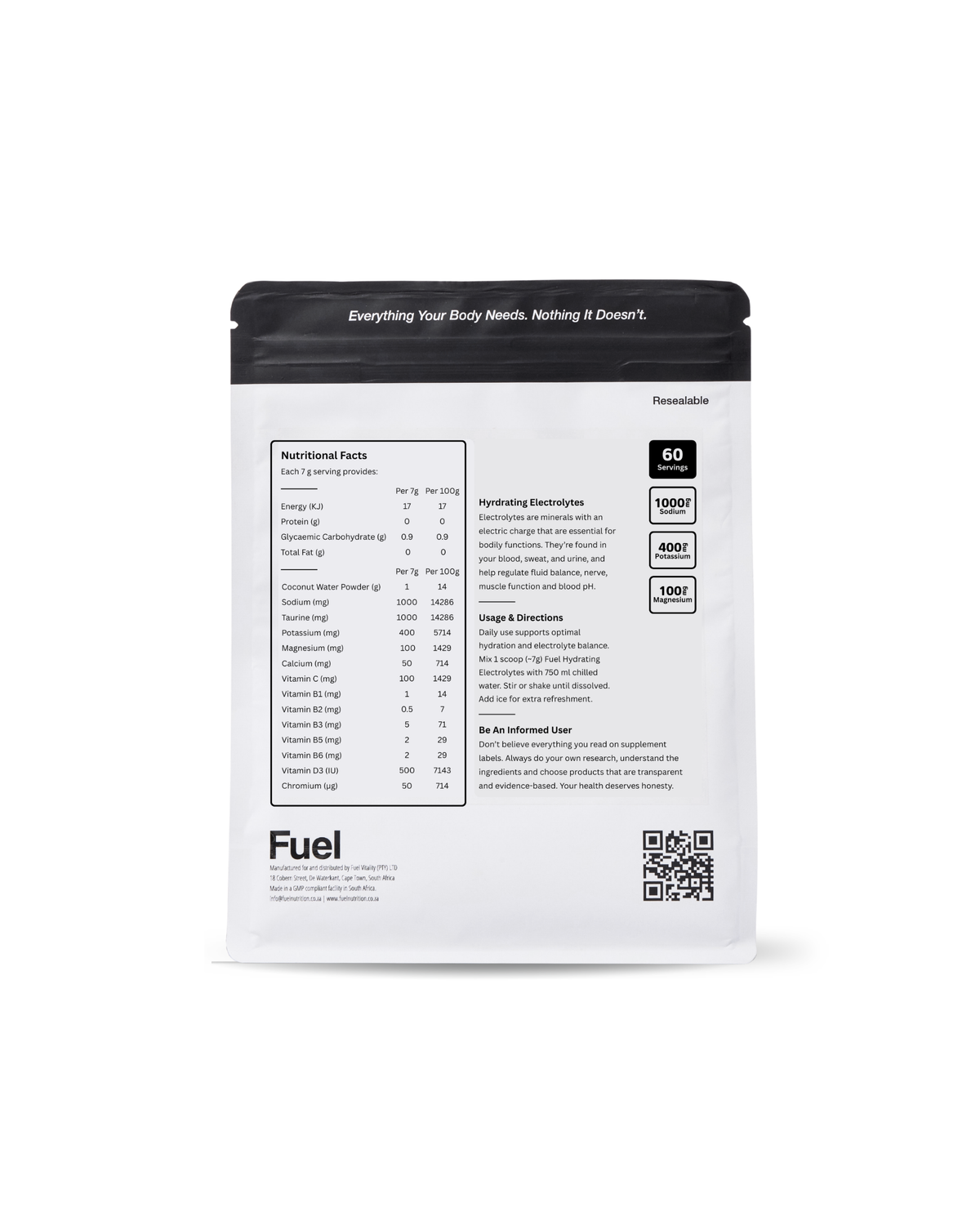 Hydrating Electrolytes 420g