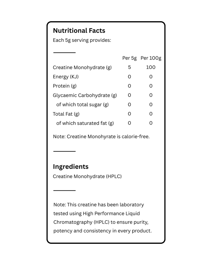 Creatine Monohydrate 400g